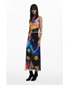 Desigual Women's T-shirt Designed By Mr. Christian Lacroix In Multi