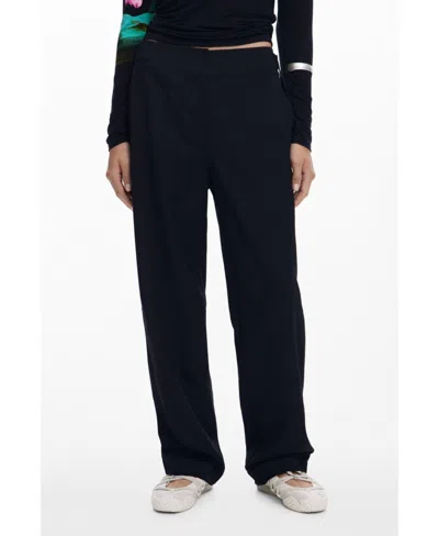Desigual Women's Tailor Cargo Pants In Black