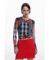 Desigual Print Long Sleeve T-shirt