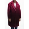 Desigual Wool Jackets & Women's Coat In Pink