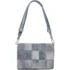 Desigual Woven Denim Crossbody Bag