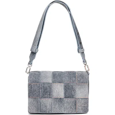 Desigual Woven Denim Crossbody Bag