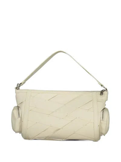 Desigual Woven-design Zip-fastening Tote Bag In Neutral