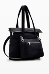 Desigual Xl Multi-position Voyager Backpack In Black