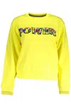 Desigual Yellow Cotton Women Sweater In Yellow