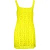 Desigual Yellow Polyester Women Sleeveless Dress In Yellow