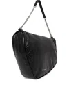 Desigual Zip-closure Chain-strap Shoulder Bag In Black