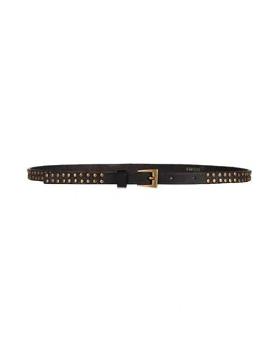 Desires Woman Belt Black Size M/l Leather