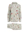 Desmond & Dempsey Cotton Primavera Pyjama Set In Multi