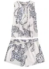 Desmond & Dempsey Jag Printed Cotton Pyjama Set