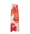 Desmond & Dempsey Linen Hibiscus Nightdress