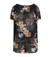 Desmond & Dempsey Love Print Light And Easy Pyjama Short Set In Black