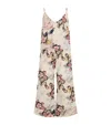 Desmond & Dempsey Organic Cotton Love Print Pyjama Set In Neutral