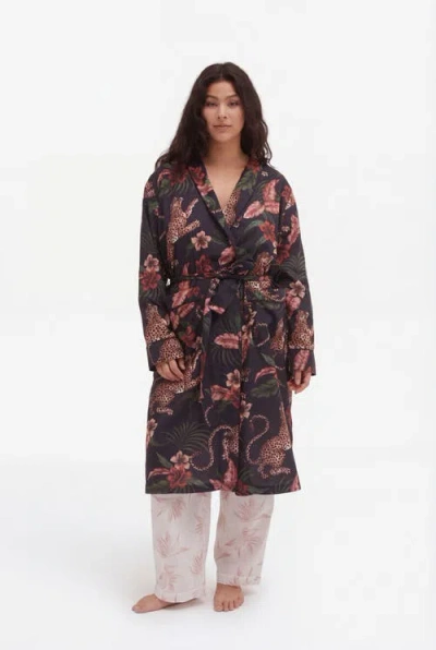 Desmond & Dempsey Robe In Black
