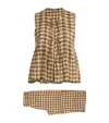 Desmond & Dempsey Pleated Cami Lounge Set