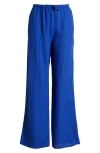 DESMOND & DEMPSEY DESMOND & DEMPSEY LINEN FLARE PAJAMA PANTS