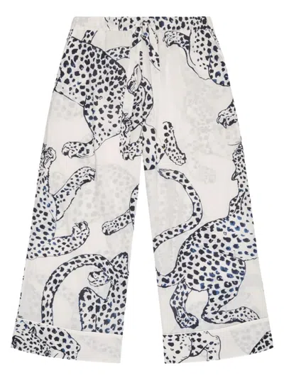 Desmond & Dempsey Women's Jaguar Wide-leg Pajama Pants In Metallic