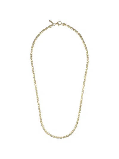 Desmos Barrel Crystal 4 项链 In Gold