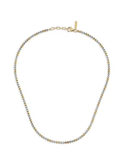 Desmos Crystal 3 Beaded Necklace In 골드 톤