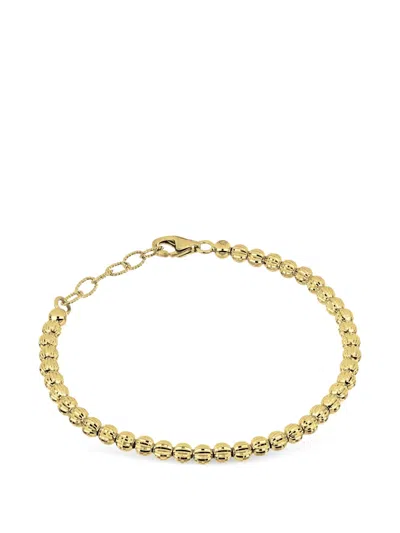 Desmos Crystal Beaded-design Bracelet In Gold
