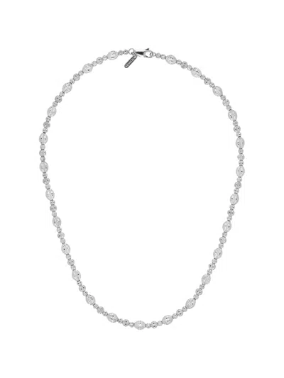 Desmos Crystal Bloom 菱形切割项链 In Silver