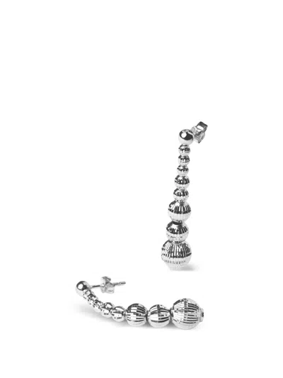 Desmos Crystal Gala Faceted Earrings In Silber