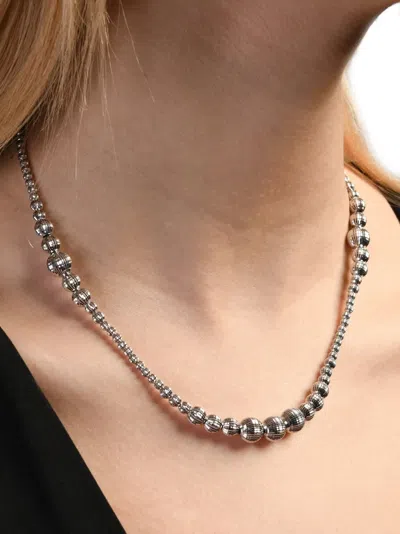 Desmos Crystal Gala Necklace In Silber