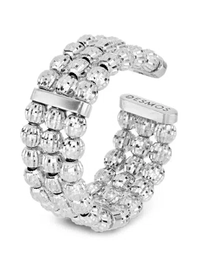 Desmos Dreifacher Crystal Ring In Silber