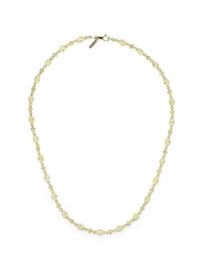 Desmos Diamond-cut Beaded Necklace In Gold