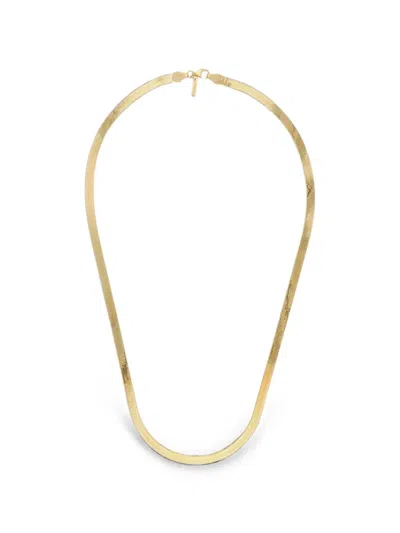 Desmos Herringbone Chain Necklace In Gold
