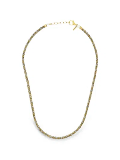 Desmos Interlace Braided Necklace In Multi