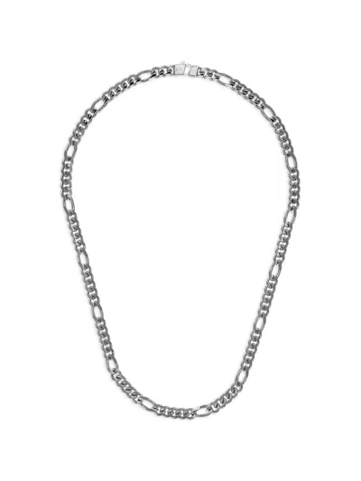Desmos Miami Figaro 项链 In Silver