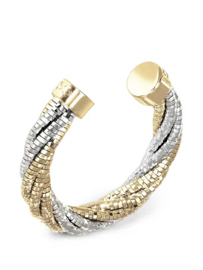 Desmos Spring Twist Multi-strand Ring In Gold