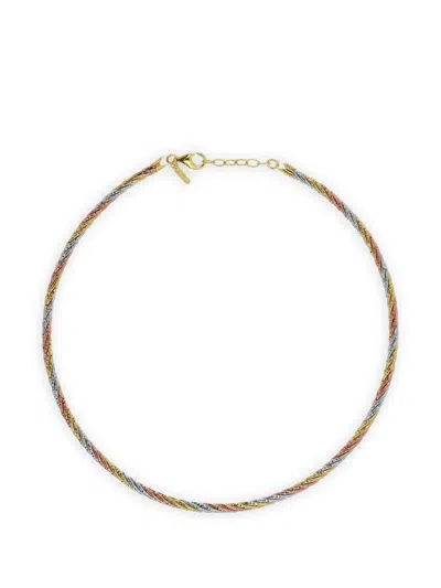 Desmos Spring Twist Necklace In Yellow