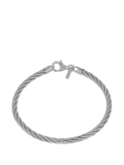 Desmos Spring Twist 手链 In Silver