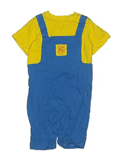 Pre-owned Despicable Me Kids' Short Sleeve Onesie In Yellow