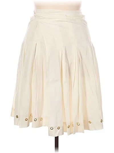 Pre-owned Dessy Collection Casual Skirt In Ivory