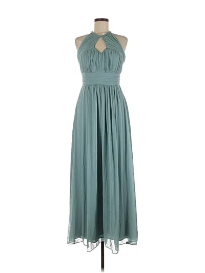 Pre-owned Dessy Collection Cocktail Dress In Blue