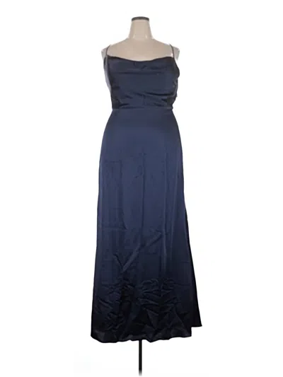 Pre-owned Dessy Collection Cocktail Dress In Blue