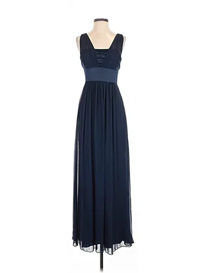 Pre-owned Dessy Collection Cocktail Dress In Blue