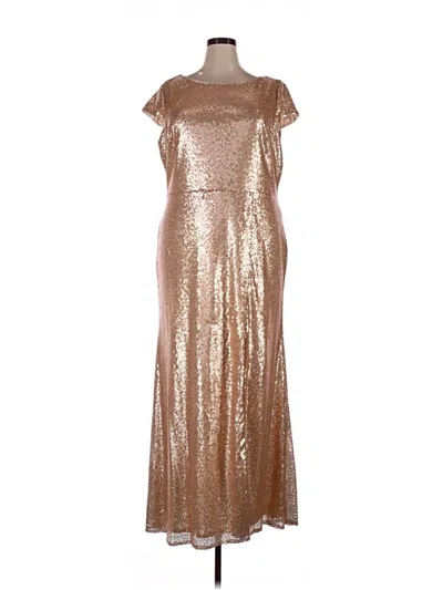 Dessy Collection Cocktail Dress In Gold