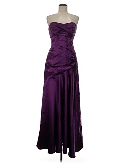 Pre-owned Dessy Collection Cocktail Dress In Purple