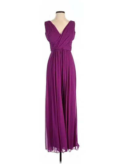 Pre-owned Dessy Collection Cocktail Dress In Purple