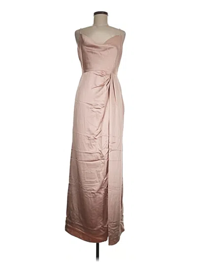 Pre-owned Dessy Collection Cocktail Dress In Tan