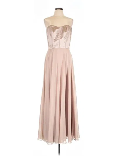 Dessy Collection Cocktail Dress In Tan