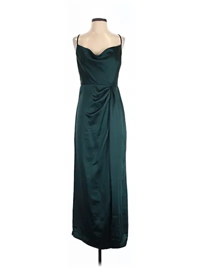 Pre-owned Dessy Collection Cocktail Dress In Teal