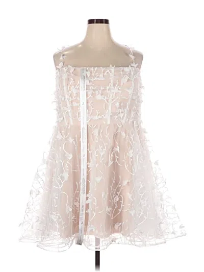Dessy Collection Cocktail Dress In White