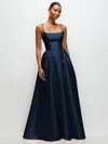 Dessy Collection Sleeveless Satin Gown