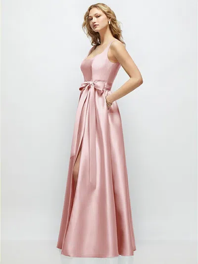 Dessy Collection Scoop-neck Tank Bodice Maxi Dress With Full Skirt