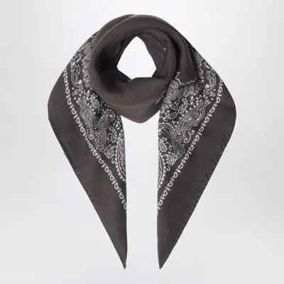 Destin Bandana Judy In Wool Color Mud In Gray